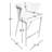 Berenice 26.5" Height Brass Stainless Steel Barstool-1107753771