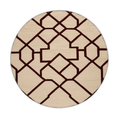 Tapis intérieur et extérieur beige Trellis