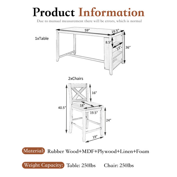 Dimensions du produit