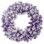 Pre-Lit Flocked Pine Artificial Christmas Wreath - 24" - Clear Lights
