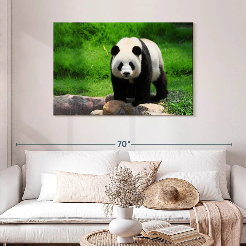 Crowle Strolling Panda, 30" H x 45" W
