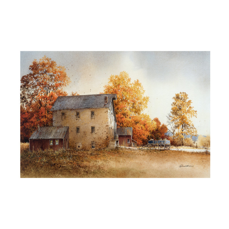 Ray Hendershot LES SAISONS - AUTOMNE, art sur toile, H 30 po x l 47 po