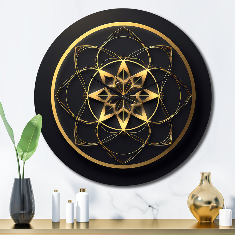 Metal Wall Clock, Large
