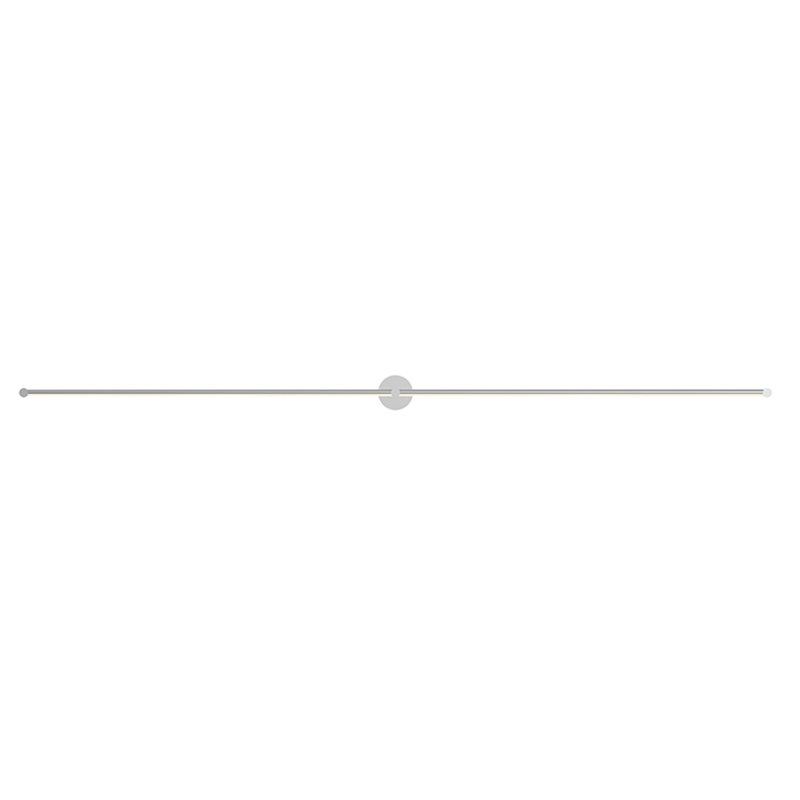 Purolinear 360 2 - Light Dimmable LED Vanity Light, Polished Chrome, 1.25" H x 97.25" W x 2.75" D