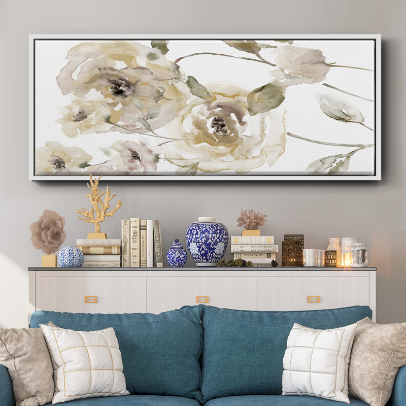 Translucent- Framed Canvas, 24" H x 60" W