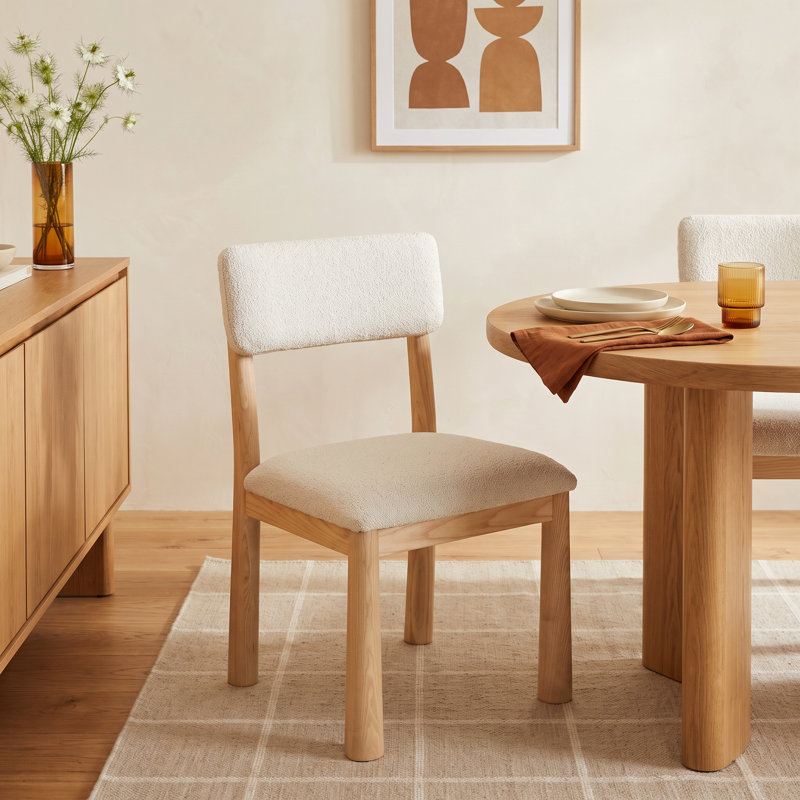 Boston Boucle Dining Chair, Taupe