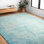Tapis oriental turquoise Dereck