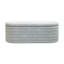 Banc de rangement contemporain gris - 40 po. Convient à la chambre à coucher, au salon, au vestibule. Sert de repose-pieds, de sièges supplémentaires, de commode. Tissu. Coussin en mousse. Stable et. Chenille grise facile à utiliser de 40 po. Idéal-857089106