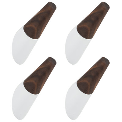 Wood Bathroom Knob Coat Robe/Towel Hook (4-Pack)