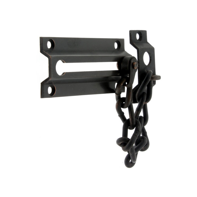 Solid Brass Chain Door Guard, Oil-Rubbed Bronze