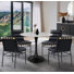 Meridian Furniture Holly Dining Table + 4 Dining Chair Set