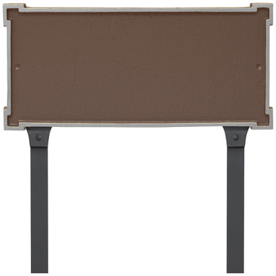 New Yorker 2-Line Lawn Address Sign