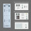 Modern Full Length Wall Mirror, Slim Rectangular Mirror With Rounded Corners, Dressing Room Home Decor