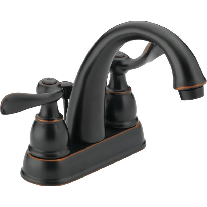 Windemere Centerset Bathroom Faucet with Drain Assembly, 2-handle Bathroom Sink Faucet, Oil Rubbed Bronze