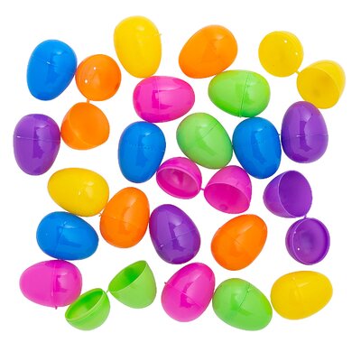 Bulk Colorful Bright Plastic Easter Eggs - 144 Pc. - Party Supplies - 144 Pieces -  The Holiday Aisle®, 9E1AB46C9CD94C2BB15E3A60F348C515