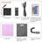 Weybridge Freestanding Glass Reversible Large - 6' - 8' Chalkboard