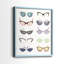 «Vintage Glasses I», reproduction encadrée de qualité supérieure - prête à être accrochée - aucun clou requis - aucun clou requis-914157651-914157650