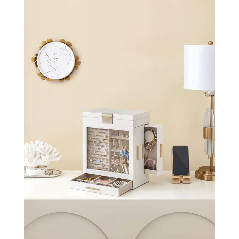 Berthille Jewellery Box +, Cloud White