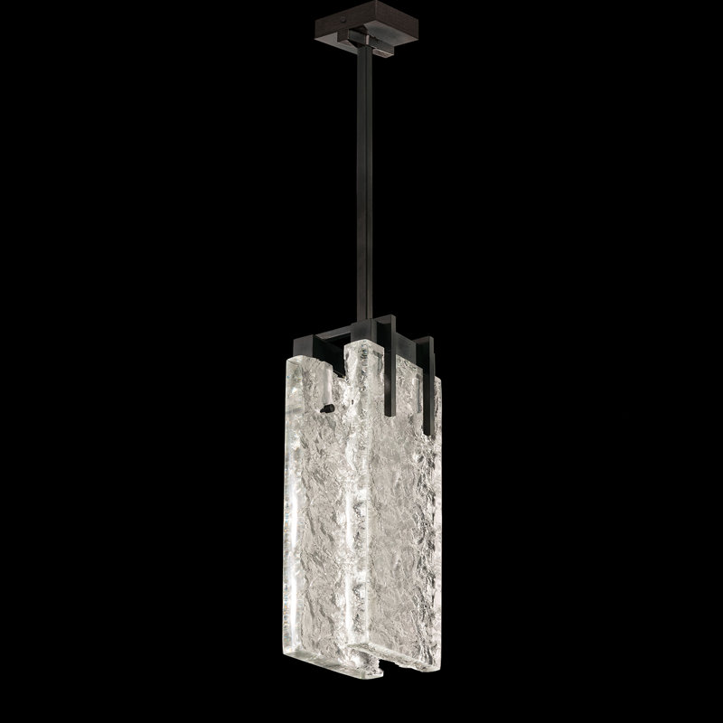 Terra 1 - Light Single Pendant, Clear, Black