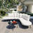 Outdoor Conversation Sofa Set-1614737215