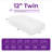 12" Medium Memory Foam Mattress-48877741
