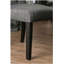 Ensemble de 4 chaises de salle à manger modernes avec chaises en forme de cuillère et pieds en métal noirs pour la salle à manger (beige)-201782117