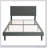 Dark Gray Twin Bed