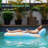 Sunrio Inflatable Pool Floats Adult,  Seahorse