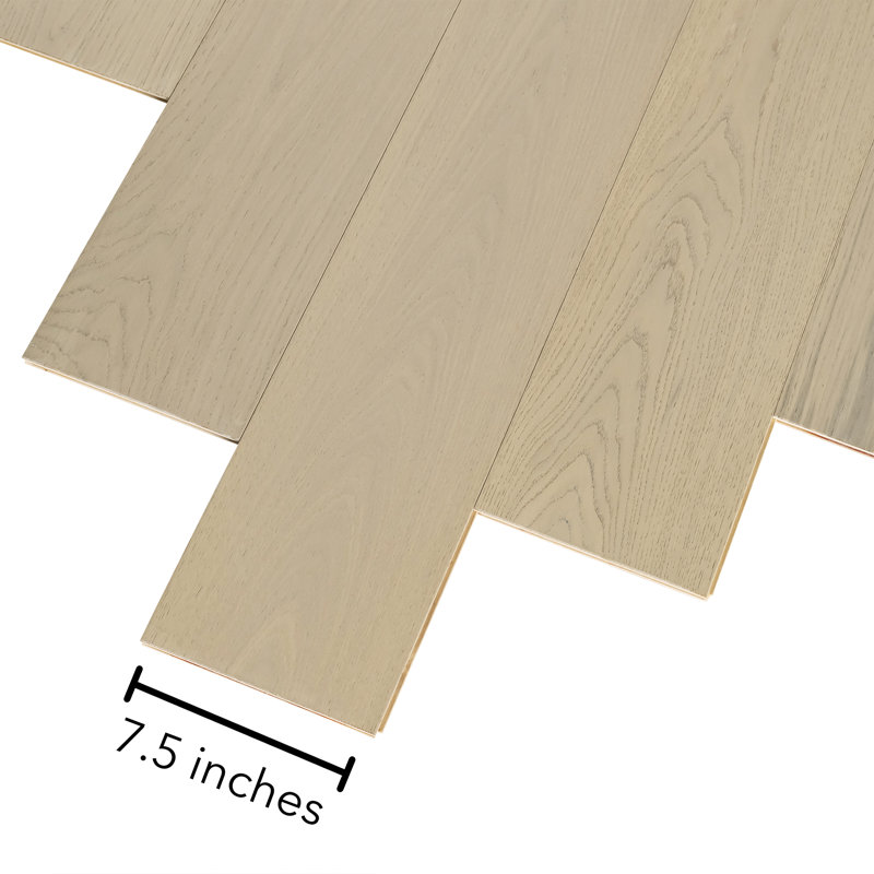 Plancher de bois franc d'ingénierie Mohawk Elite 7,5 po x 86,7 po x 12,7 mm, Chêne tissé
