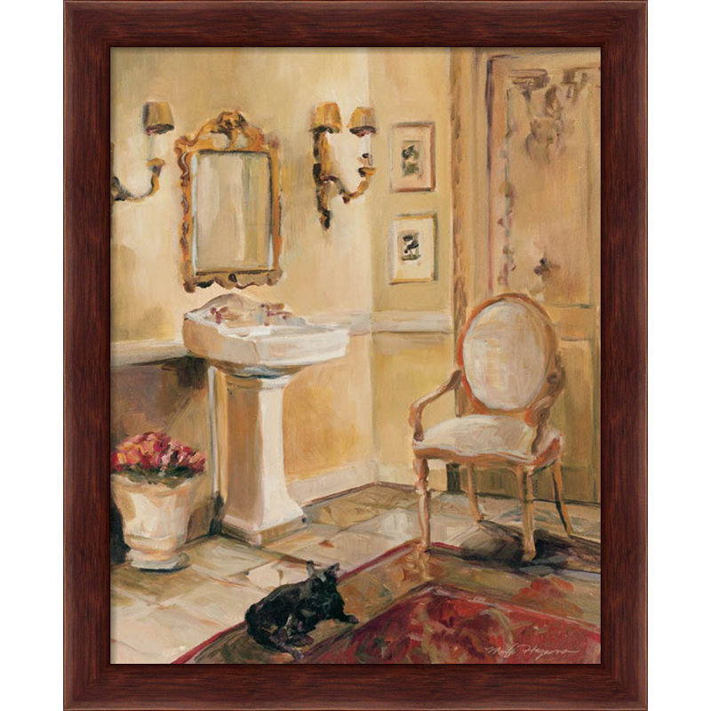 «French Bath» par Marilyn Hageman, art encadré (ensemble de 2)