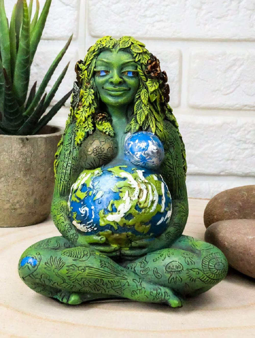 Gaia The Earth Goddess geocoin 2018 Geocahing Vous Pouvez les Suivre
