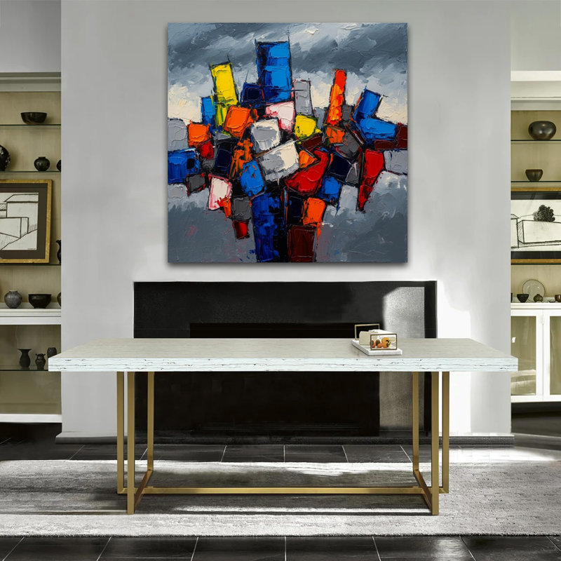 Urban Mosaic, 24" H x 24" W