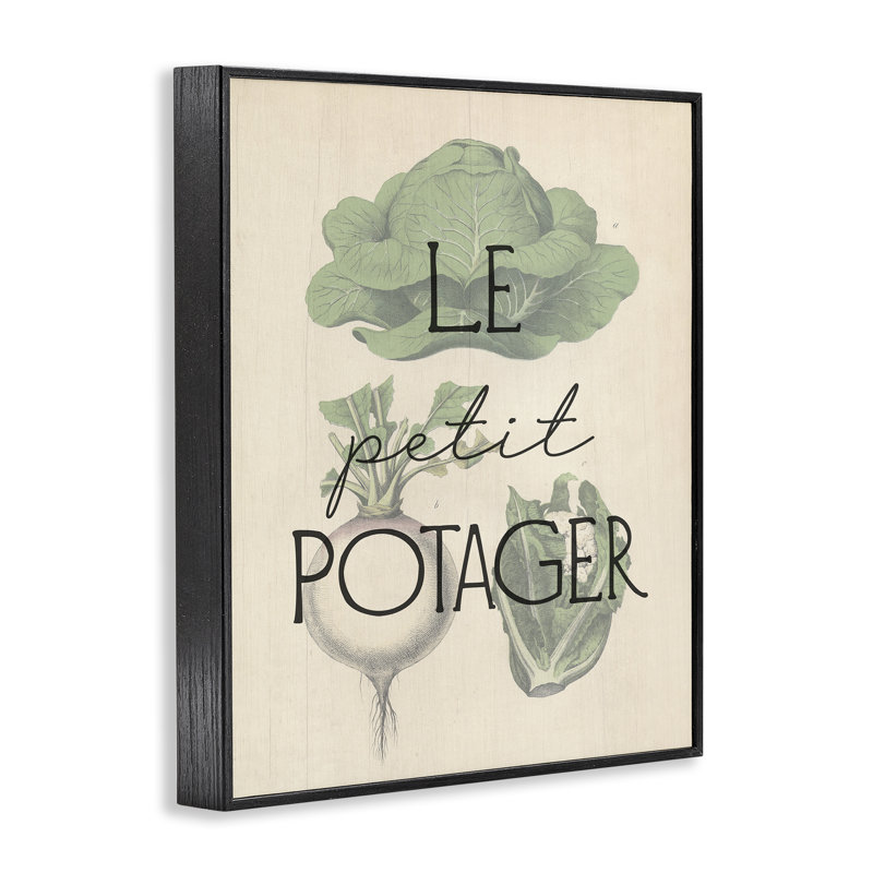  Art français de giclée encadrée par Daphne Polselli, H 20 po x l 16 po, Giclée encadrée noir minuit