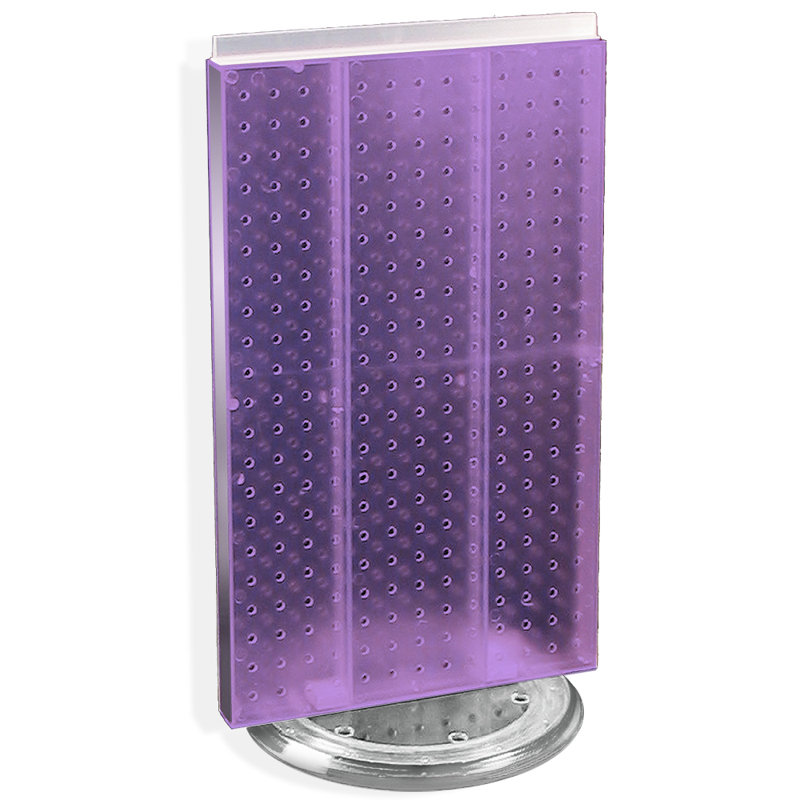 Revolving 13.5"W x 22"H Pegboard Counter Display