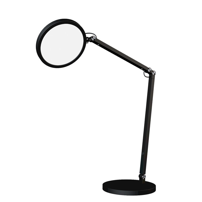 Flex Adjustable Aluminum Desk Lamp, Black