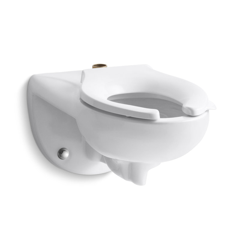 Cuvette de toilette allongée 1,6 GPF Kingston, Blanc
