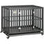 Cage pour chien en acier avec roulettes Tucker Murphy ™-876841284-876841285