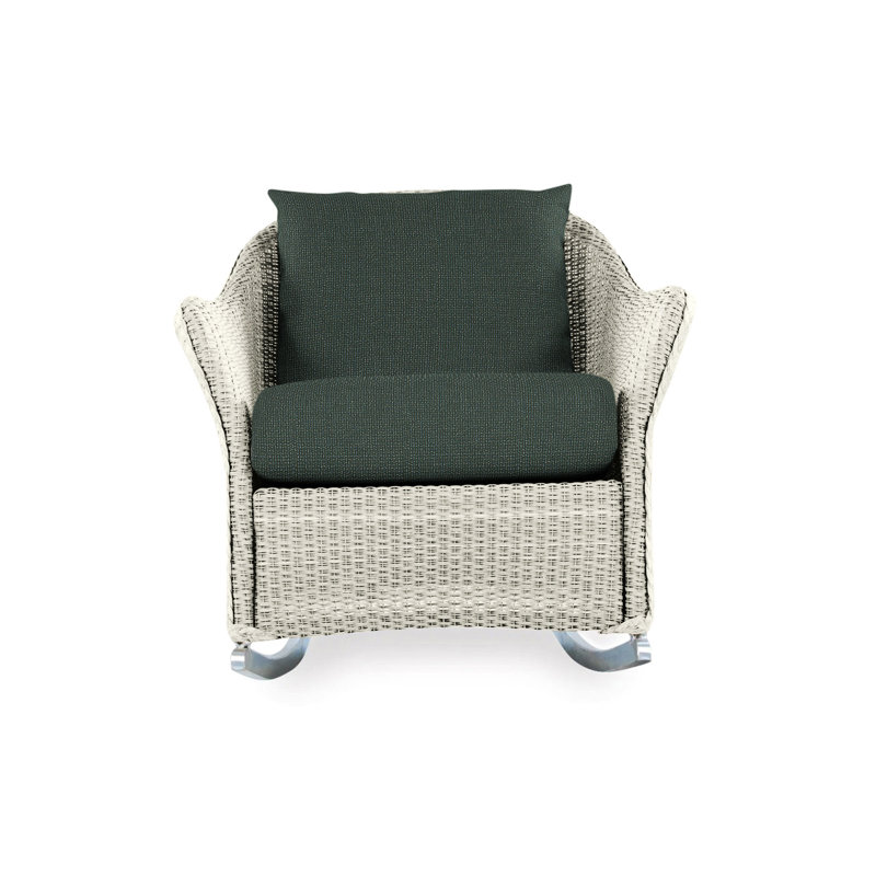 Weekend Retreat Outdoor Rocker Chair, Demo Oatmeal, Linen