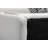 Teddy Fabric Storage Bench Bedroom Bench With Gold Metal Trim Strip
