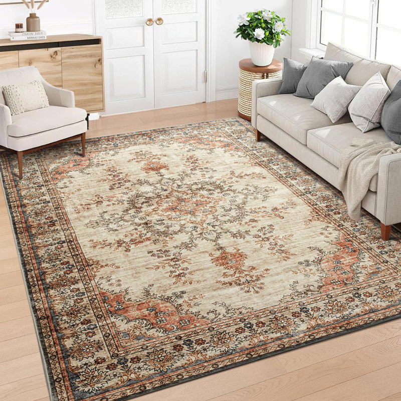 Antique Timeless Cashmere Shag Area Rug, Rectangle 120 x 170 cm