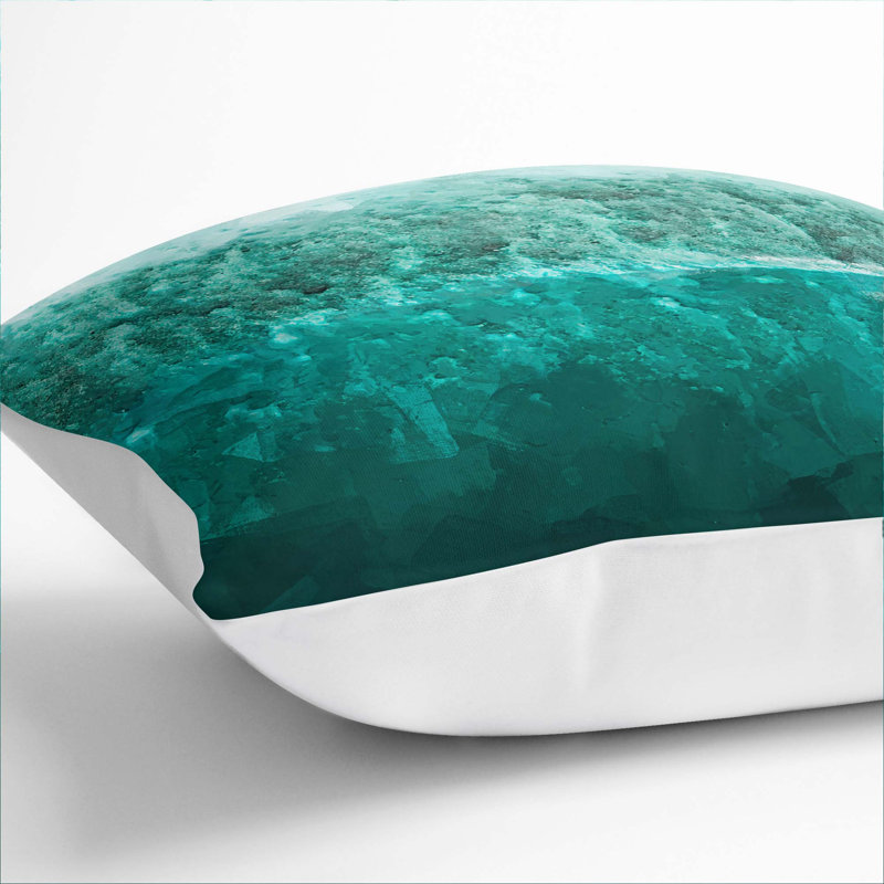 Square Throw Cushion, White, 55cm H x 55cm W x 20cm D