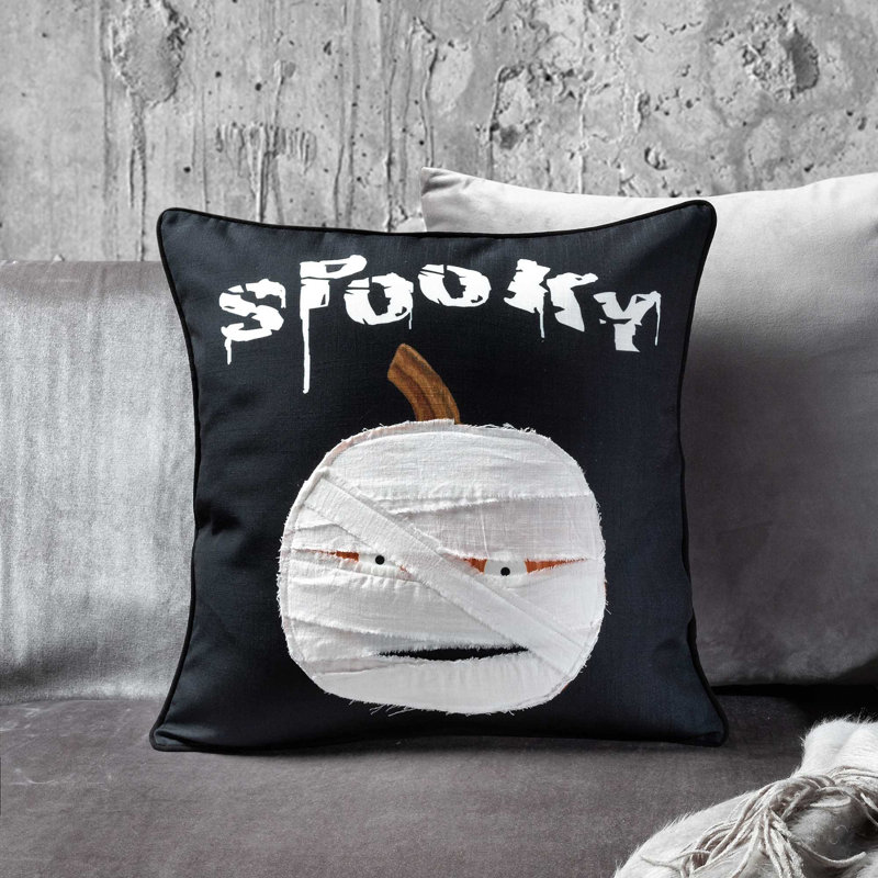 Coussin momie citrouille