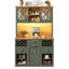 Green Tall Kitchen Cabinet with Glass Doors & LED Lighting, Sideboard with Wine Rack, Adjustable Shelves, Modern Storage