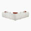 Canapé modulaire modulaire en chenille modulaire et contemporain 5 pièces Humiston 