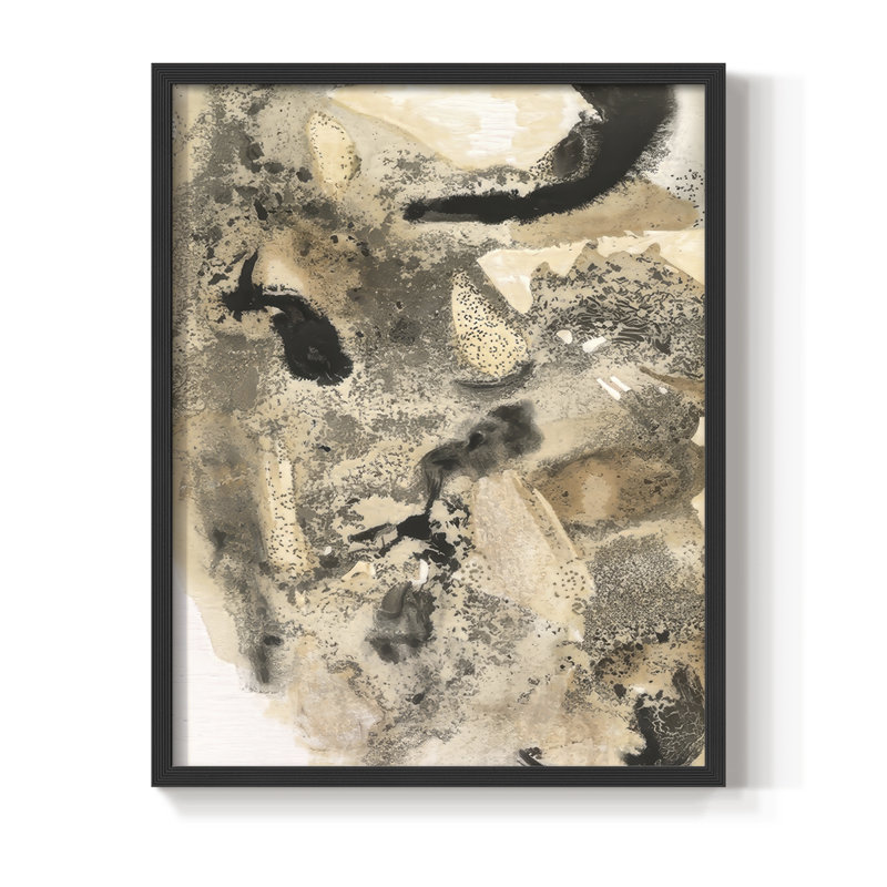 «I See Them III», reproduction encadrée - bois massif, H 21 po x l 17 po, Cadre noir
