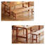Table de salle à manger élégante en bois massif-957236709