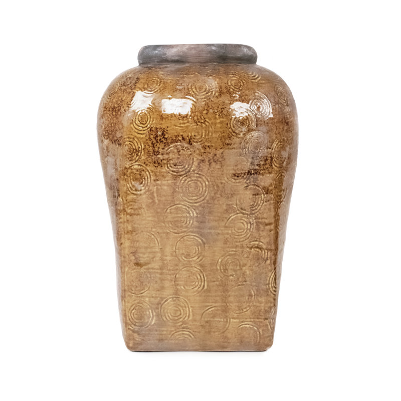 Labreyah Ceramic Table Vase, 16" H x 11.5" W x 11.5" D