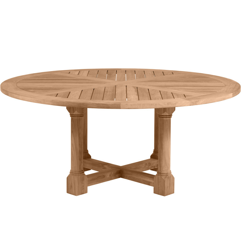 Table de salle à manger Lakeshore, Teck naturel