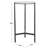 Marylou Marble Top Drink Table-104586071
