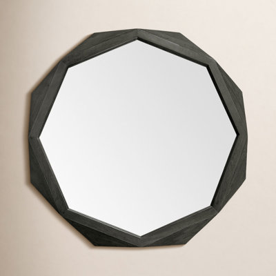 Jo Solid Wood Octagon Mirror